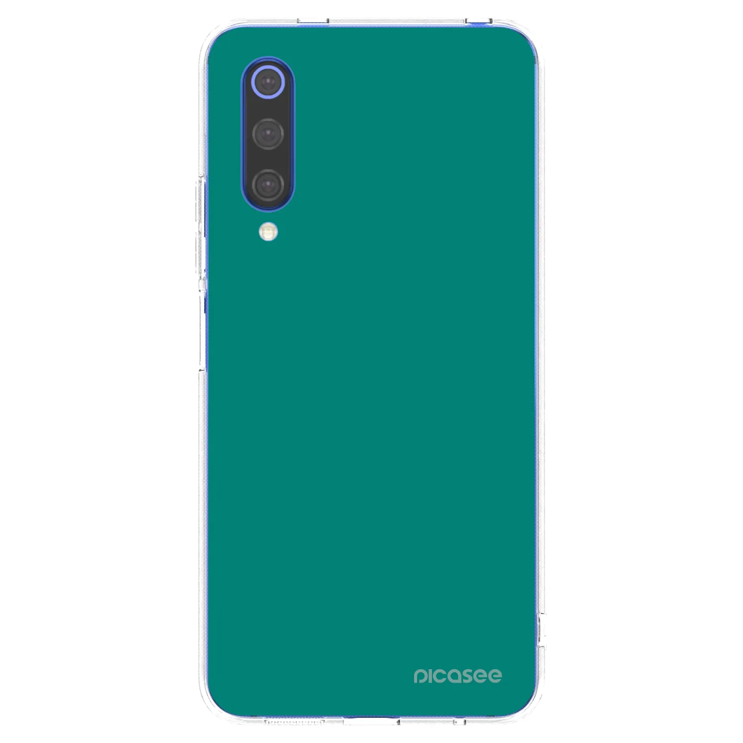 Picasee silikonski prozorni ovitek za Xiaomi Mi 9 SE - Emerald Mist