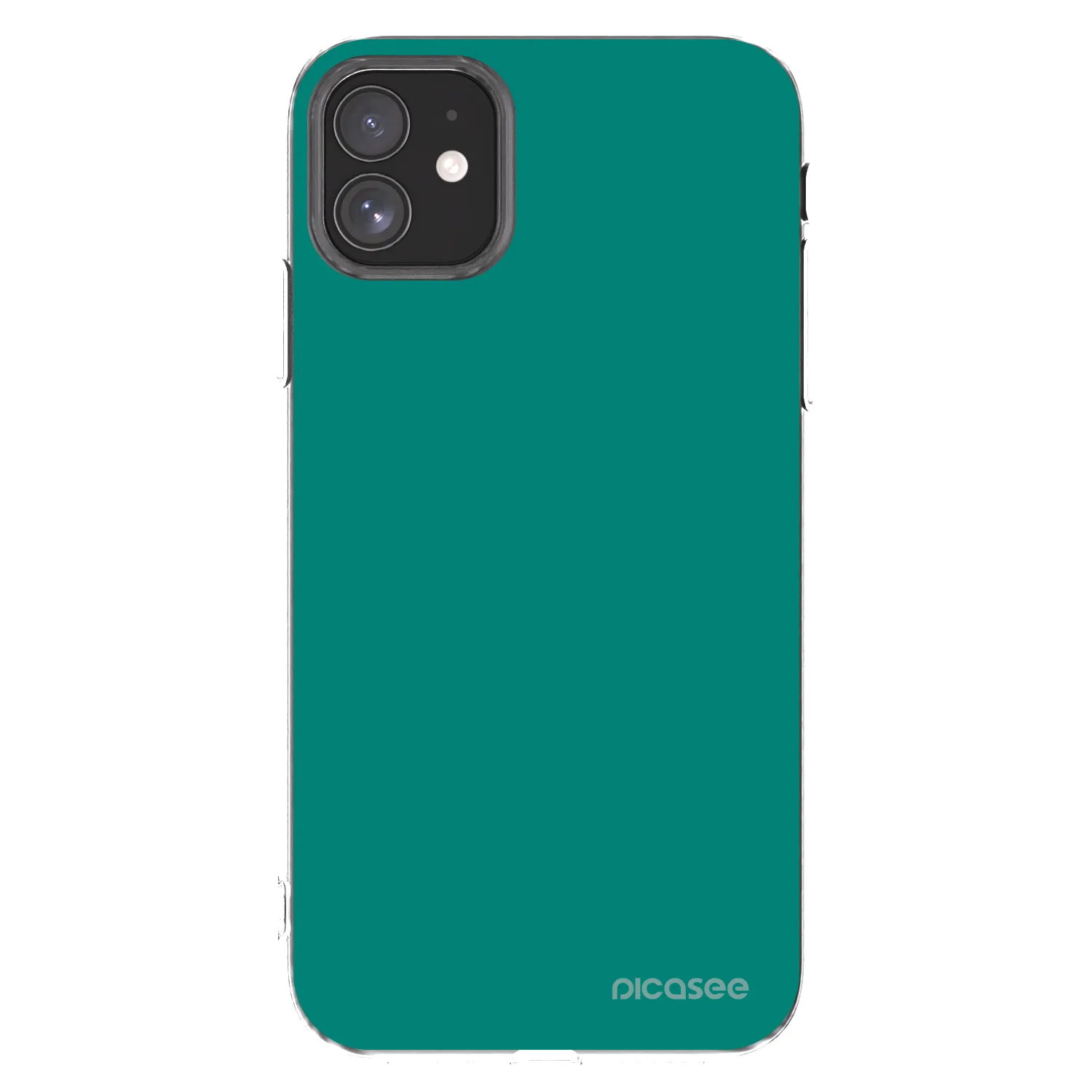 Picasee silikonski prozorni ovitek za Apple iPhone 11 - Emerald Mist