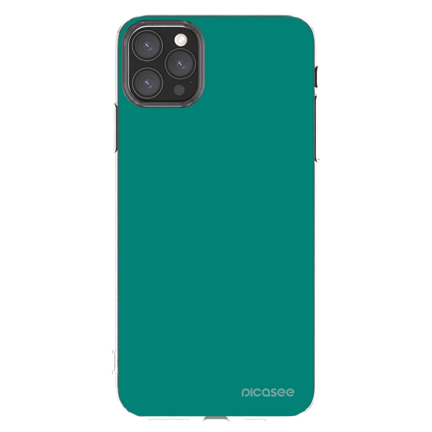 Picasee silikonski prozorni ovitek za Apple iPhone 11 Pro Max - Emerald Mist