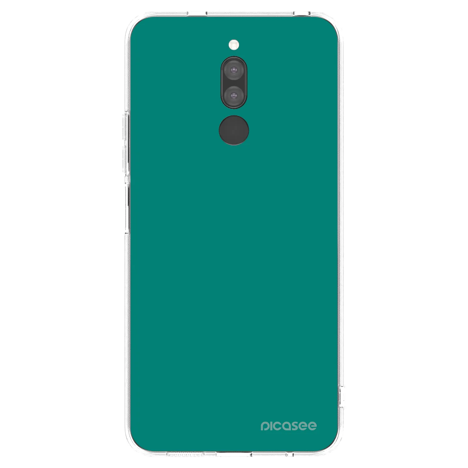 Picasee silikonski prozorni ovitek za Xiaomi Redmi 8 - Emerald Mist