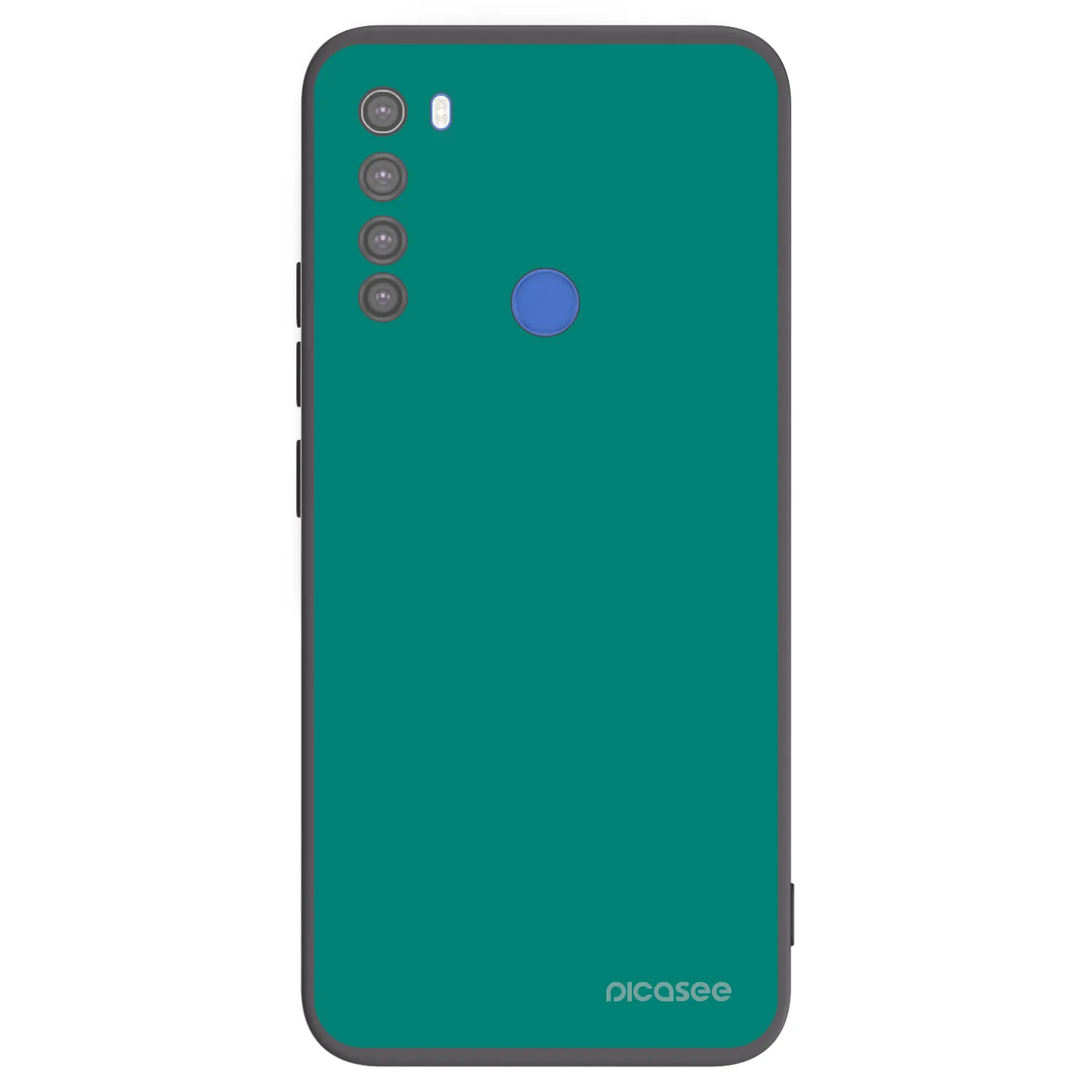 Picasee silikonski črni ovitek za Xiaomi Redmi Note 8T - Emerald Mist