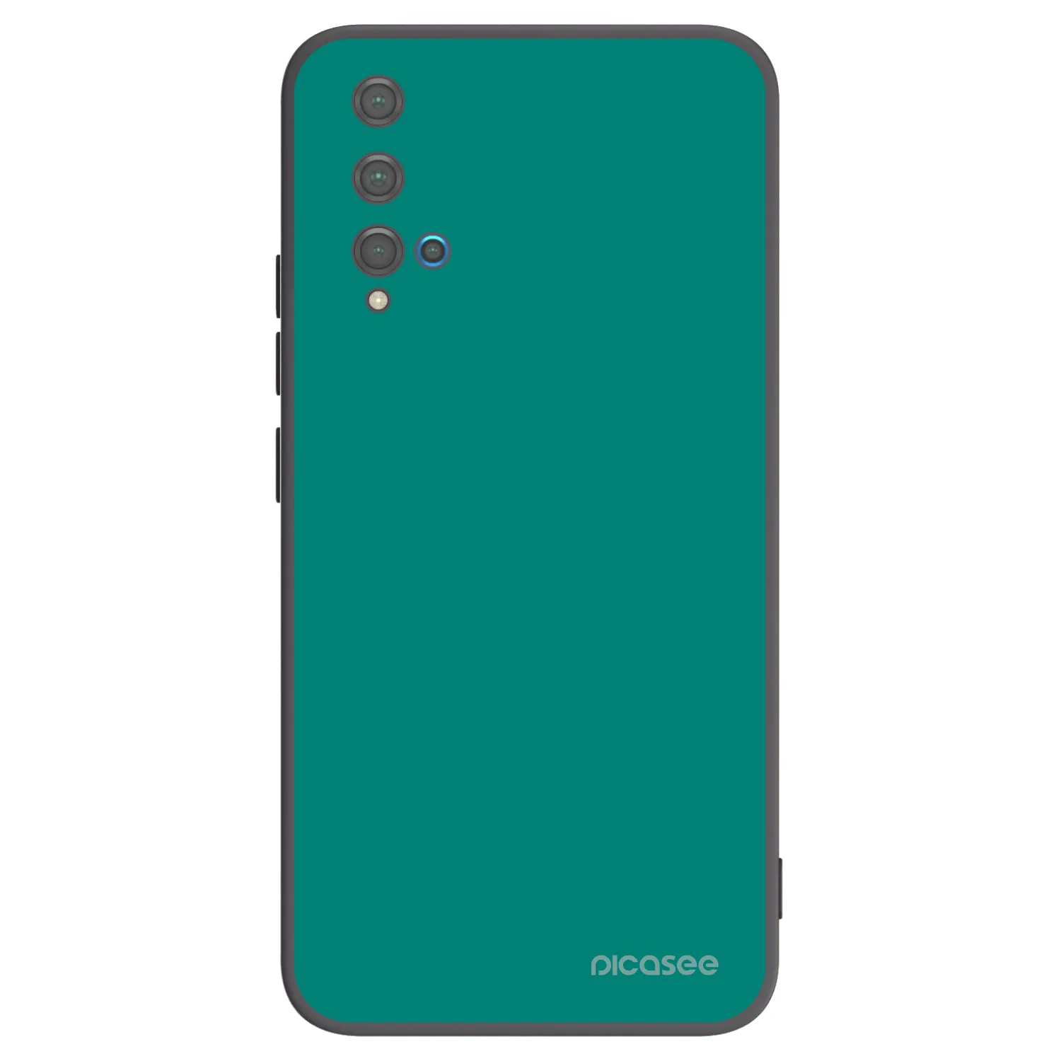 Picasee silikonski črni ovitek za Huawei Nova 5T - Emerald Mist