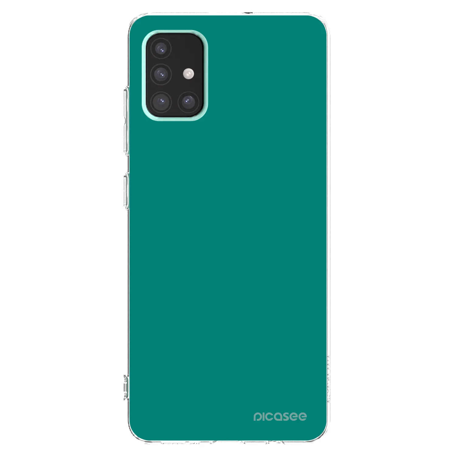 Picasee silikonski prozorni ovitek za Samsung Galaxy A51 A515F - Emerald Mist
