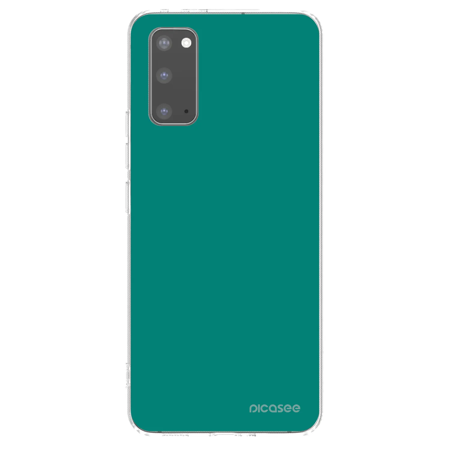 Picasee silikonski prozorni ovitek za Samsung Galaxy S20 G980F - Emerald Mist