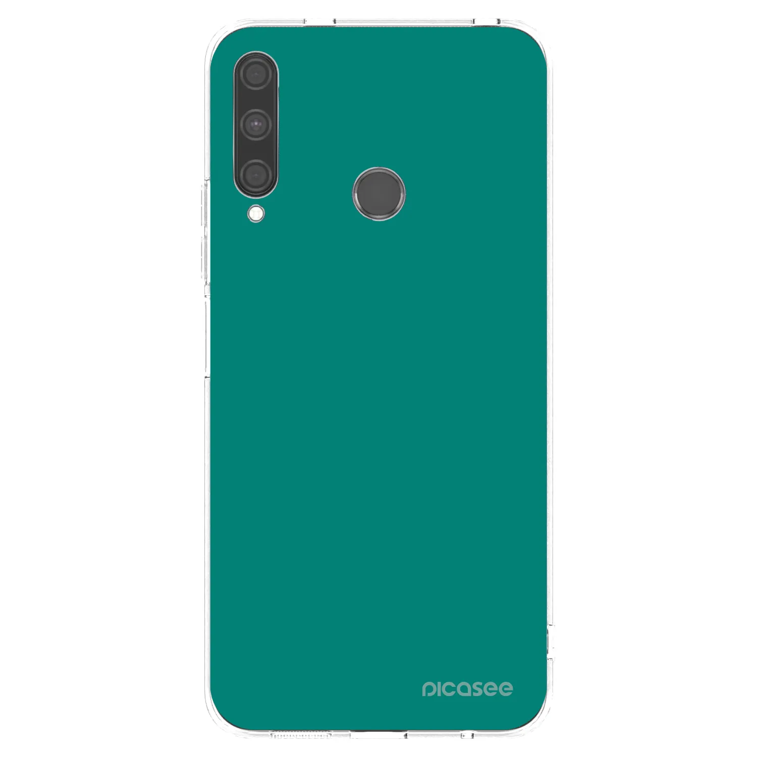 Picasee silikonski prozorni ovitek za Huawei P40 Lite E - Emerald Mist