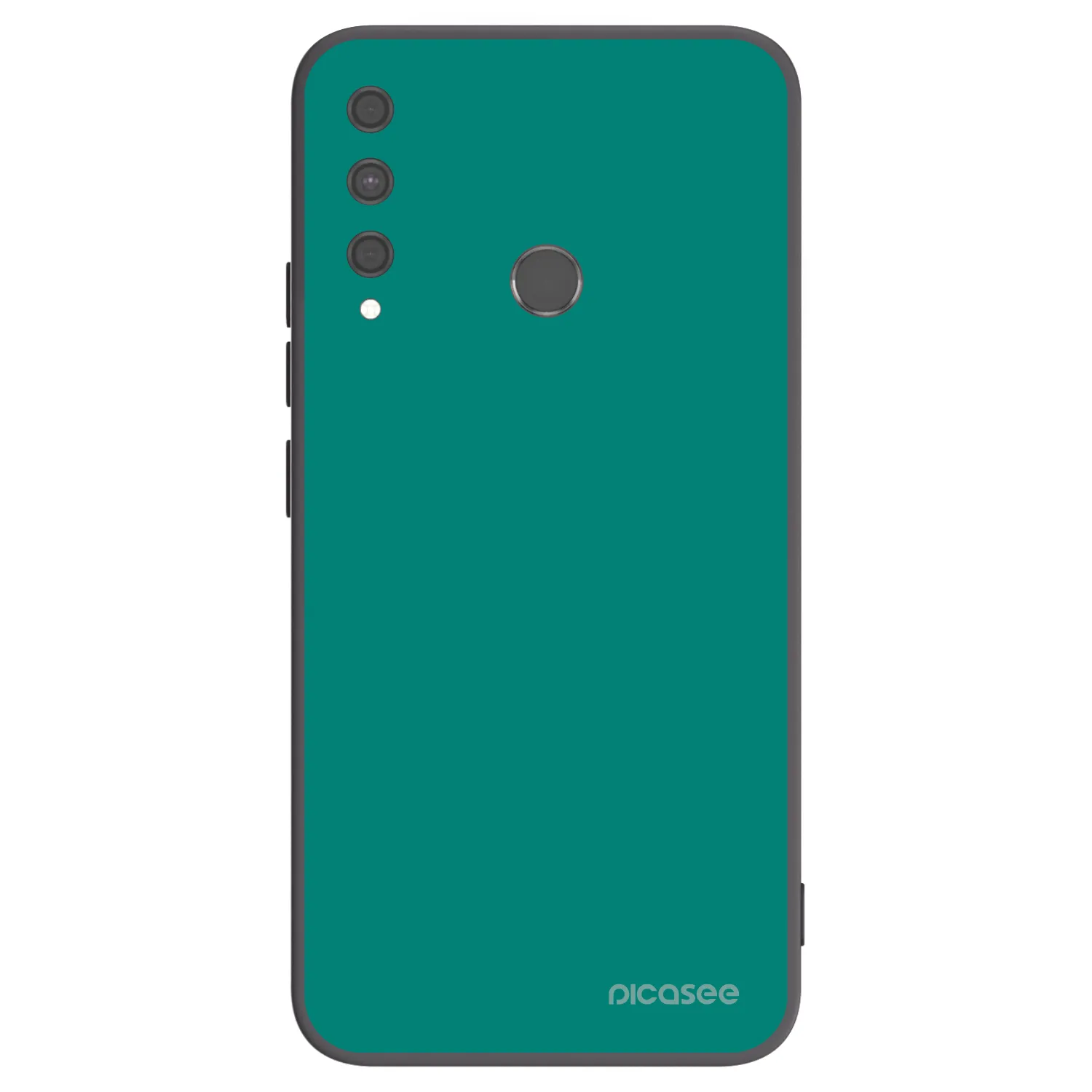 Picasee silikonski črni ovitek za Huawei P40 Lite E - Emerald Mist