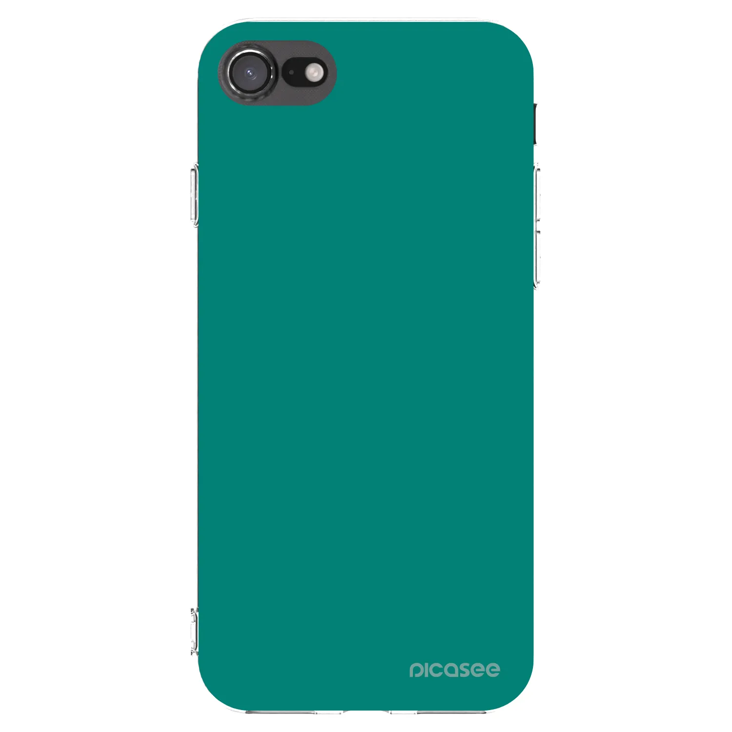 Picasee silikonski prozorni ovitek za Apple iPhone SE 2020 - Emerald Mist