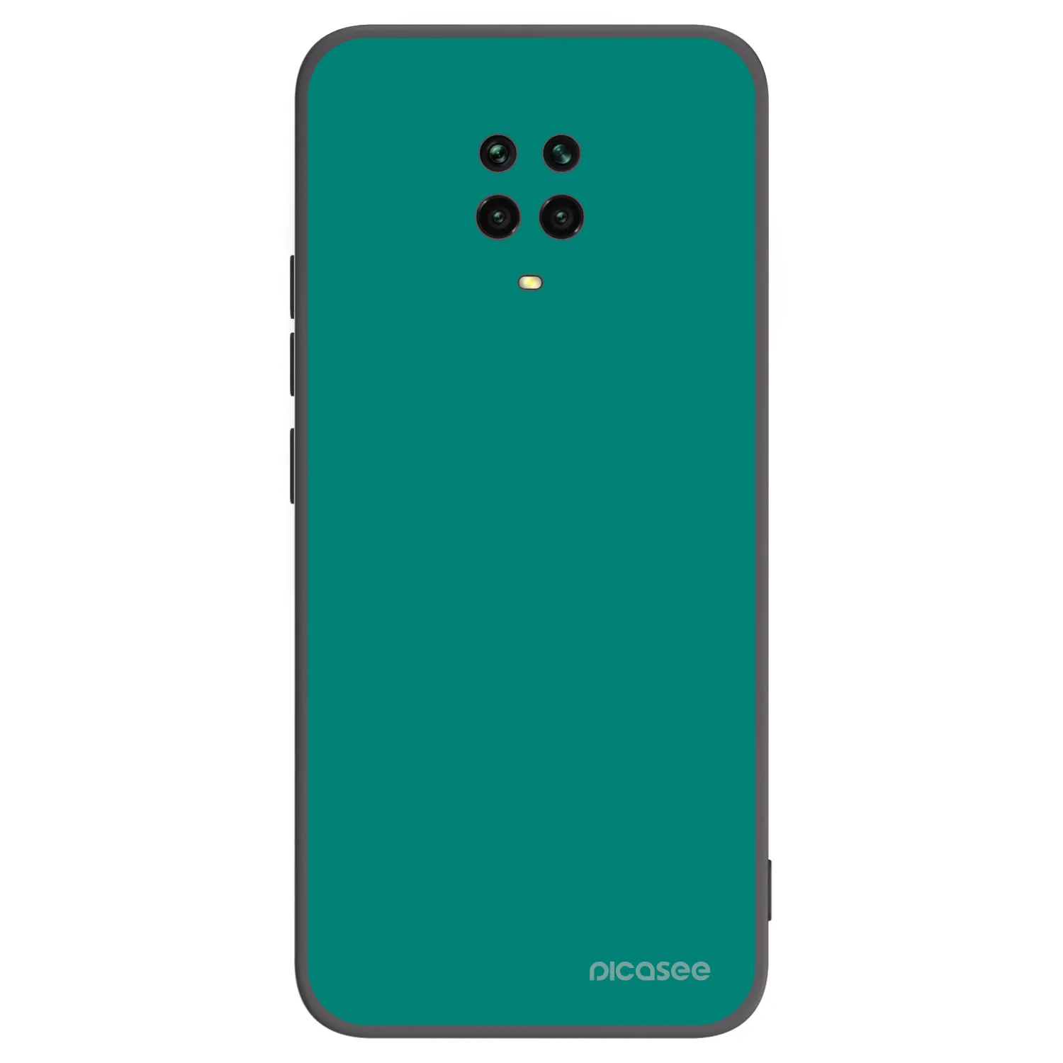 Picasee silikonski črni ovitek za Xiaomi Redmi Note 9 Pro - Emerald Mist