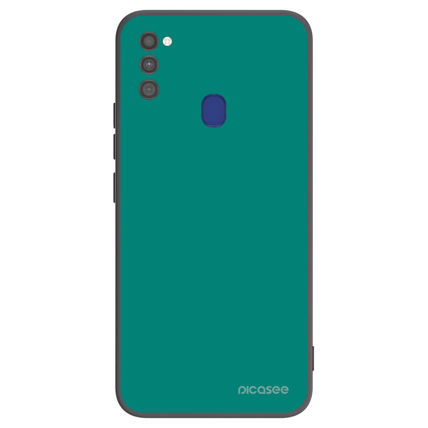 Picasee silikonski črni ovitek za Samsung Galaxy M21 M215F - Emerald Mist