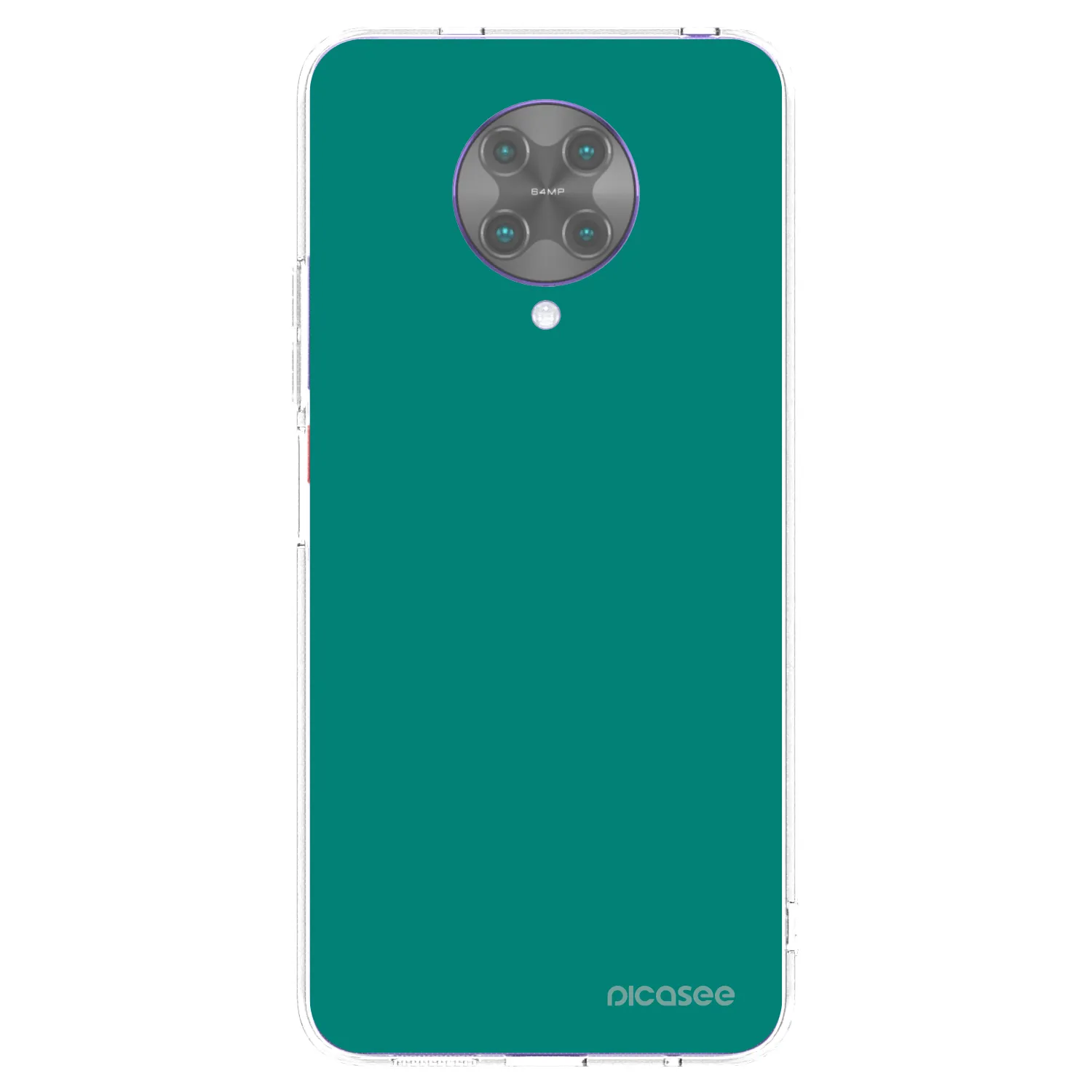 Picasee silikonski prozorni ovitek za Xiaomi Poco F2 Pro - Emerald Mist
