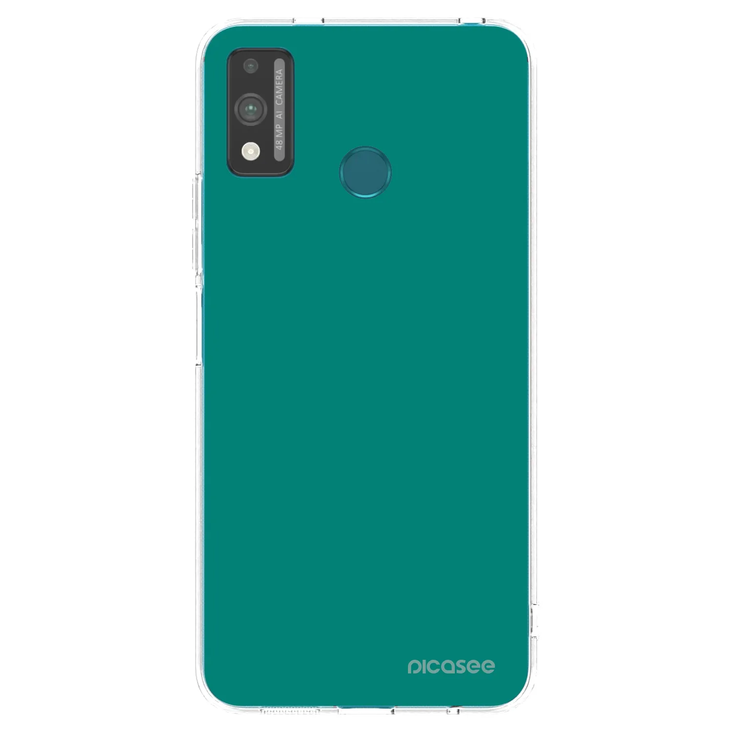 Picasee silikonski prozorni ovitek za Honor 9X Lite - Emerald Mist