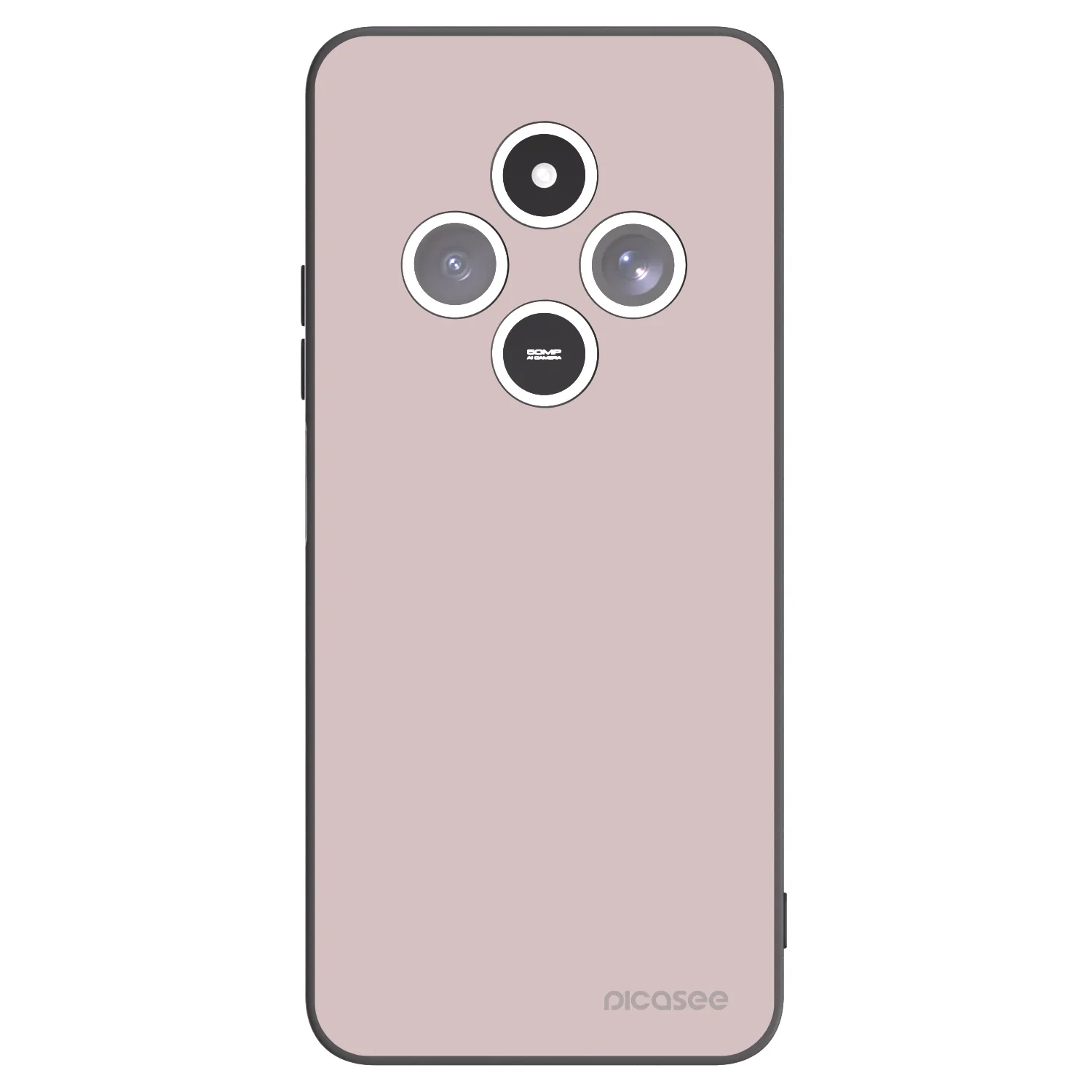 Picasee silikonski črni ovitek za Xiaomi Redmi 14C - Fantasy Fade