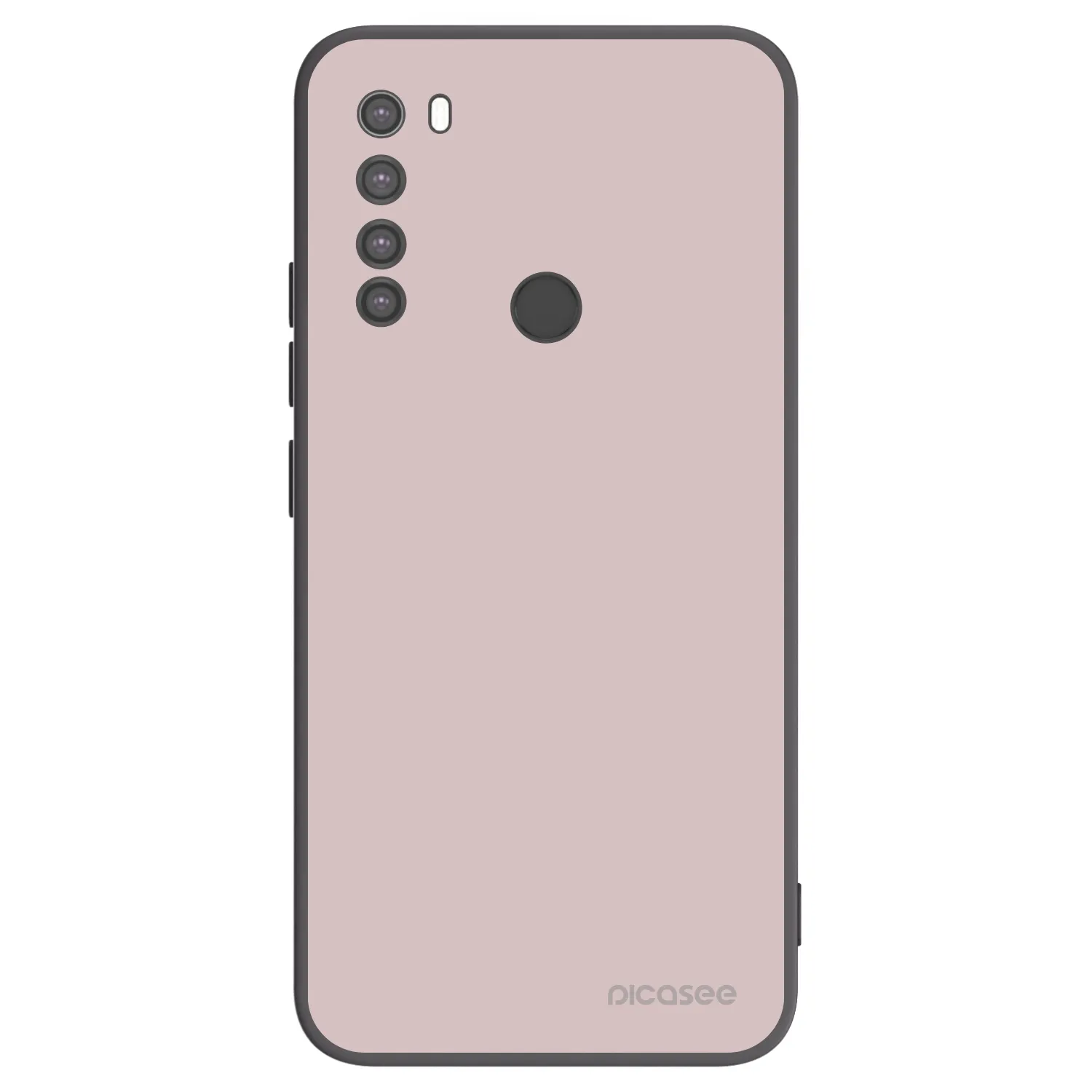 Picasee silikonski črni ovitek za Xiaomi Redmi Note 8 - Fantasy Fade