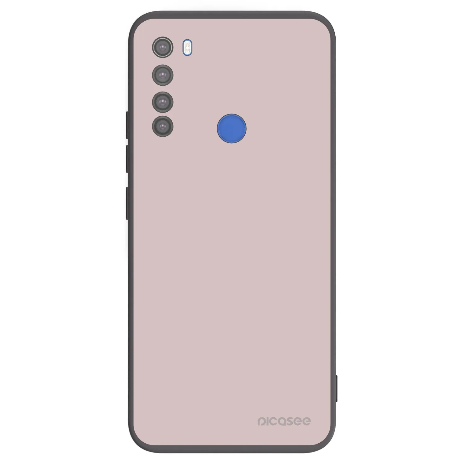 Picasee silikonski črni ovitek za Xiaomi Redmi Note 8T - Fantasy Fade