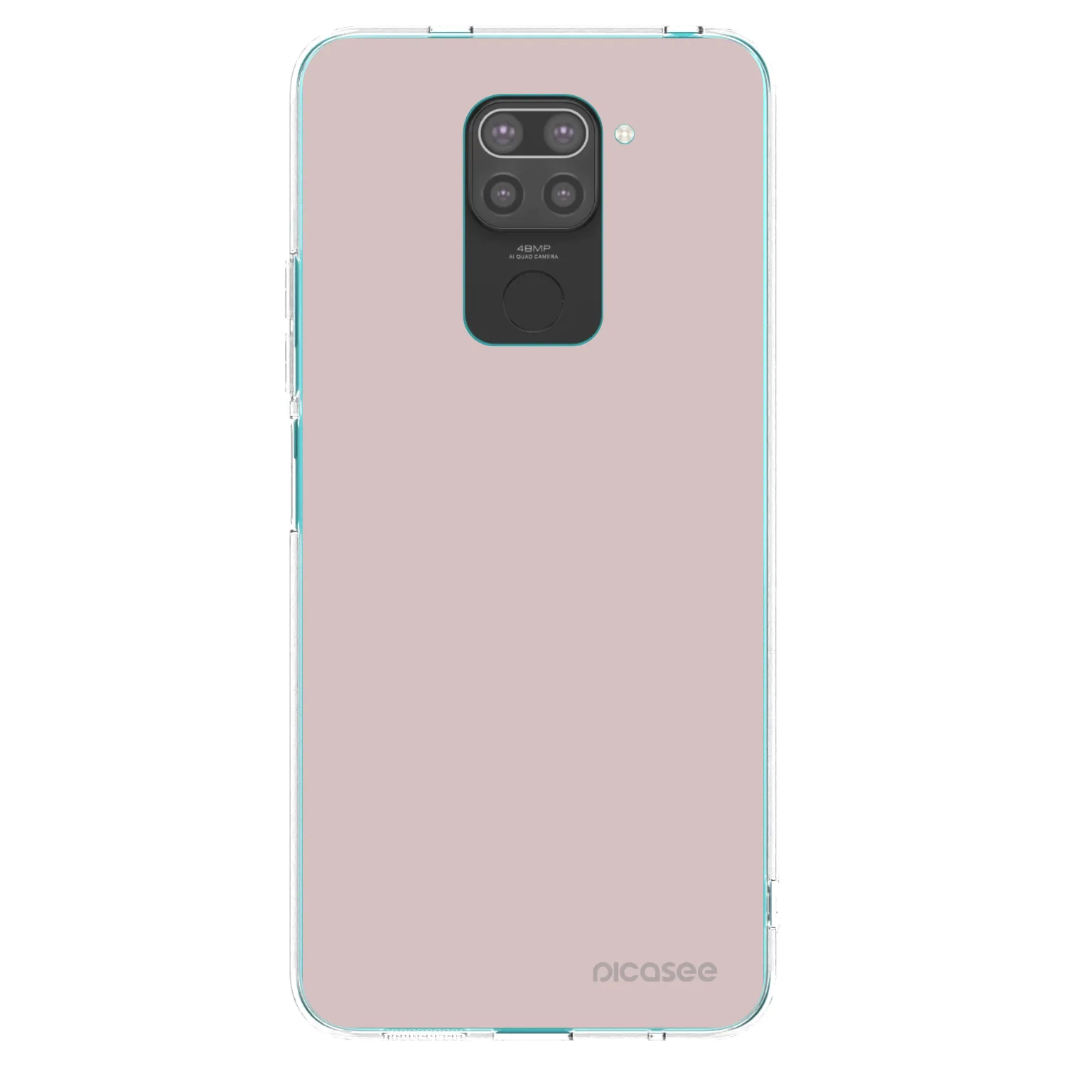 Picasee silikonski črni ovitek za Xiaomi Redmi Note 9 - Fantasy Fade
