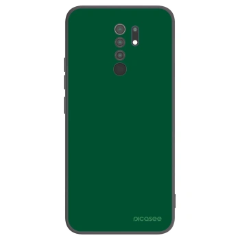 Picasee silikonski črni ovitek za Xiaomi Redmi 9 - Green Gleam