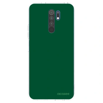 Picasee silikonski prozorni ovitek za Xiaomi Redmi 9 - Green Gleam