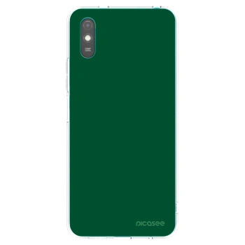 Picasee silikonski prozorni ovitek za Xiaomi Redmi 9A - Green Gleam