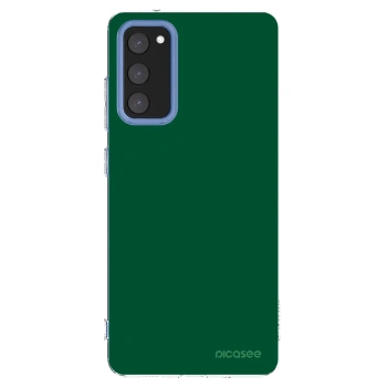 Picasee silikonski prozorni ovitek za Samsung Galaxy S20 FE - Green Gleam