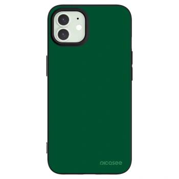 Picasee silikonski črni ovitek za Apple iPhone 12 - Green Gleam