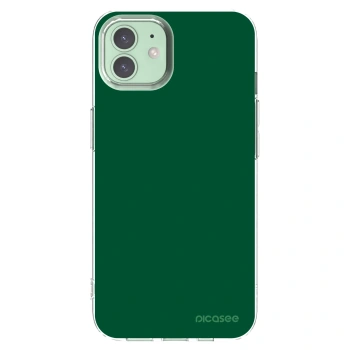 Picasee silikonski prozorni ovitek za Apple iPhone 12 - Green Gleam