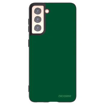 Picasee silikonski črni ovitek za Samsung Galaxy S21 5G G991B - Green Gleam