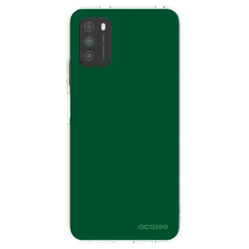 Picasee silikonski prozorni ovitek za Xiaomi Poco M3 - Green Gleam