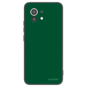 Picasee silikonski črni ovitek za Xiaomi Mi 11 - Green Gleam