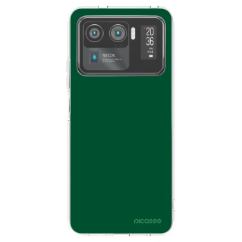 Picasee silikonski prozorni ovitek za Xiaomi Mi 11 Ultra - Green Gleam