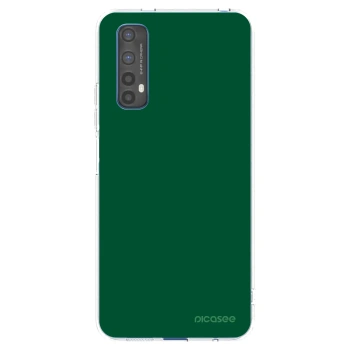 Picasee silikonski prozorni ovitek za Realme 7 - Green Gleam