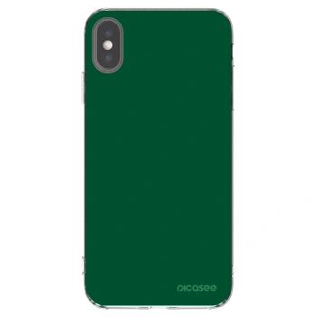 Picasee silikonski prozorni ovitek za Apple iPhone XS Max - Green Gleam