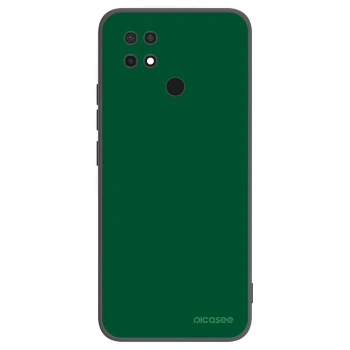 Picasee silikonski črni ovitek za Xiaomi Redmi 10C - Green Gleam