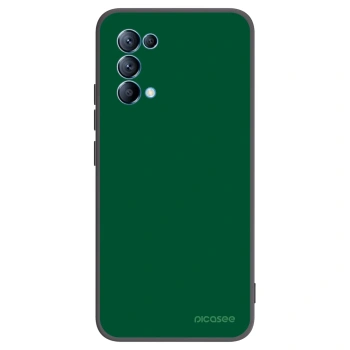 Picasee silikonski črni ovitek za OPPO Reno 5 5G - Green Gleam