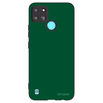 Picasee silikonski črni ovitek za Realme C21Y - Green Gleam
