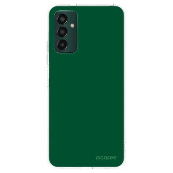 Picasee silikonski prozorni ovitek za Samsung Galaxy M13 M135F - Green Gleam