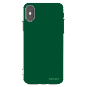 Picasee silikonski prozorni ovitek za Apple iPhone X/XS - Green Gleam