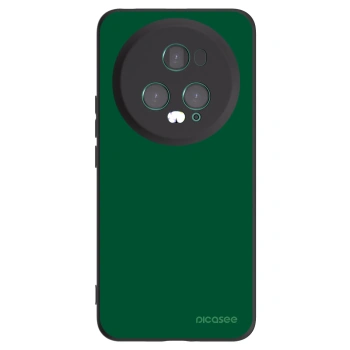 Picasee silikonski črni ovitek za Honor Magic5 Pro - Green Gleam