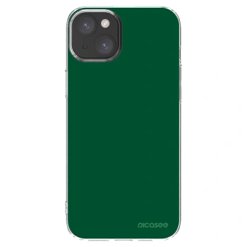 Picasee silikonski prozorni ovitek za Apple iPhone 15 Plus - Green Gleam