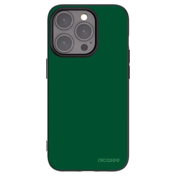 Picasee silikonski črni ovitek za Apple iPhone 15 Pro - Green Gleam