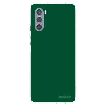 Picasee silikonski prozorni ovitek za Motorola Moto G62 - Green Gleam