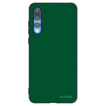 Picasee silikonski črni ovitek za Huawei P20 Pro - Green Gleam