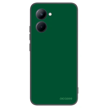 Picasee silikonski črni ovitek za Realme C33 (2023) - Green Gleam