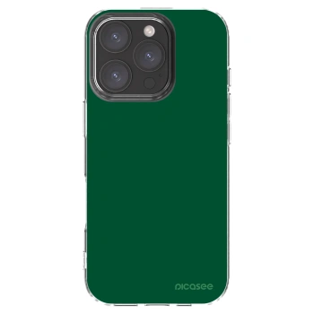 Picasee silikonski prozorni ovitek za Apple iPhone 16 Pro - Green Gleam