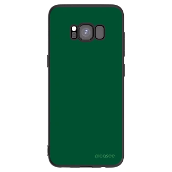 Picasee silikonski črni ovitek za Samsung Galaxy S8 G950F - Green Gleam