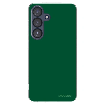 Picasee silikonski prozorni ovitek za Samsung Galaxy S25 5G - Green Gleam