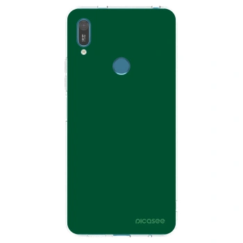 Picasee silikonski prozorni ovitek za Huawei Y7 2019 - Green Gleam