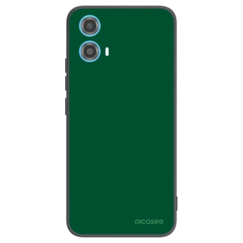 Picasee silikonski črni ovitek za Motorola Moto G34 5G - Green Gleam