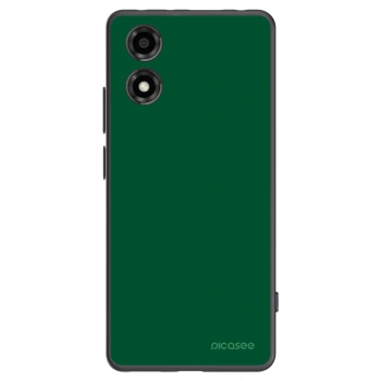 Picasee silikonski črni ovitek za Motorola Moto E14 - Green Gleam