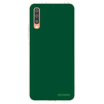Picasee silikonski prozorni ovitek za Samsung Galaxy A70 A705F - Green Gleam