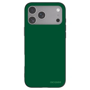 Picasee silikonski črni ovitek za Apple iPhone 18 Pro Max - Green Gleam